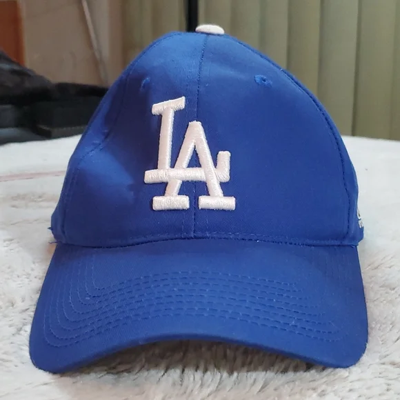 6-Panel OUTDOOR CAP Team MLB Ballcap-Royal Blue w/White Embroidered LA-EC-Sz S/M - Picture 1 of 12